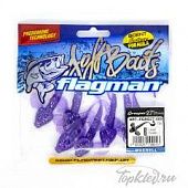 Мягкая приманка Flagman виброхвост Grasper 2,7" lilac flash 7pc macrell