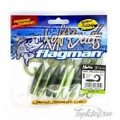 Мягкая приманка Flagman твистер Helix 3" pearly mint 8pc garlic