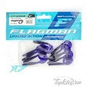 Мягкая приманка Flagman виброхвост TT-Grub 2.0'' #105 Violet