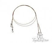 Поводок Flagman 7X7 49 волокон 10кг 25см (2шт)