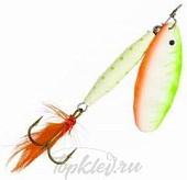 Блесна вращающаяся Abu Garcia ReFlex 18g UV-Glow Orange/Green
