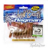 Мягкая приманка Flagman твистер Trident 2,5" dusty razz 10pc anis