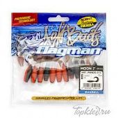 Мягкая приманка Flagman твистер Moon 2" carrot oil 12pc macrell