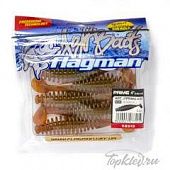 Мягкая приманка Flagman виброхвост Prime 4" UV motor oil 5pc squid