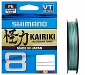 Шнур плетеный Shimano Kairiki 8 PE 150 м разноцветный 0.230 мм 22.5 кг