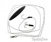 Готовая сомовая оснастка Flagman Cat Fish Rig Two Single Hook & Float