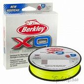 Шнур плетеный Berkley X9 Braid Fluro Green 150m 0.25mm 18,1kg