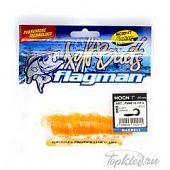 Мягкая приманка Flagman твистер Moon 1" chart orange 20pc macrell