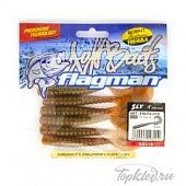 Мягкая приманка Flagman виброхвост Sly 4" UV motor oil 6pc squid