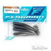 Мягкая приманка Flagman виброхвост Mystic Fish 4'' #114 Electric