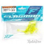 Мягкая приманка Flagman виброхвост Mystic Fish 2'' #112 Chartreuse