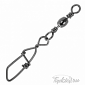 Вертлюг с застежкой Rapala 17RA-MLVDL (размер S 6шт. в упак.)
