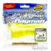 Мягкая приманка Flagman твистер Moon 2" lime chartreuse 12pc garlic