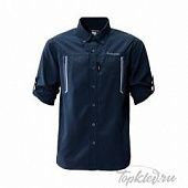 Рубашка Shimano AIRVENTI Fishing Shirts SH-099N 2XL синяя