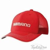 Кепка Shimano Basic Half Mesh Cap CA-032N красный