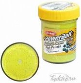 Паста форелевая Berkley PowerBait NATURAL SCENT Glitter TROUT BAIT 50gr FISH PELLET - SUNSHINE YELLOW