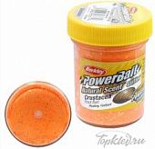 Паста форелевая Berkley PowerBait NATURAL SCENT Glitter TROUT BAIT 50gr CRUSTACEA - FLUO ORANGE