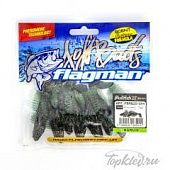 Мягкая приманка Flagman виброхвост Bullfish 2,5" brilliant green 7pc garlic