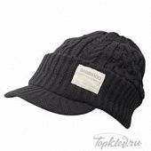 Шапка с козырьком Shimano Knit Watch with brim Черная Regular Size CA-085Q