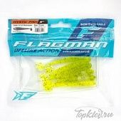 Мягкая приманка Flagman виброхвост Mystic Fish 3'' #112 Chartreuse