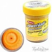 Паста форелевая Berkley PowerBait NATURAL SCENT Glitter TROUT BAIT 50gr CHEESE - FLUO ORANGE