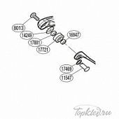 Запасная часть для катушки Shimano Line Roller Set набор ролика лесоукладывателя (PK0400)