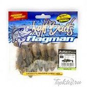 Мягкая приманка Flagman виброхвост Bullfish 2,5" peel nut 7pc garlic