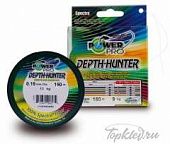 Шнур плетеный Power Pro 150м разноцветный 0,06/3кг