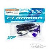 Мягкая приманка Flagman виброхвост Mystic Fish 4'' #105 Violet