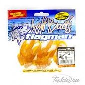 Мягкая приманка Flagman виброхвост Grasper 2,7" honey green flake 7pc salmon