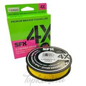 Шнур плетеный Sufix SFX 4X желтый 135 м 0.235 мм 13.6 кг