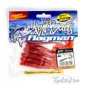 Мягкая приманка Flagman виброхвост Sly 4" ruby 6pc salmon