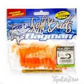 Мягкая приманка Flagman твистер Trident 2" chart orange 12pc garlic