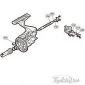 Запасная часть для катушки Shimano Oscillation Set набор для бесконечного винта (PK0445)