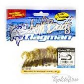 Мягкая приманка Flagman твистер Trident 1,5" green pumpkin 15pc macrell