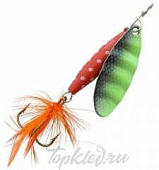 Блесна вращающаяся Abu Garcia ReFlex Red 7g FL/Green
