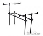 Род под Carp Pro 4 удилища 4 теле ноги черный алюминий