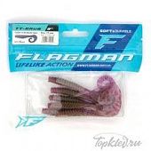 Мягкая приманка Flagman виброхвост TT-Grub 3.0'' #130 Mistic Spice