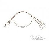 Поводок Flagman 1X19 19 волокон 15кг 30см (2шт)