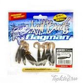 Мягкая приманка Flagman Vortex 2" green pumpkin 10pc squid