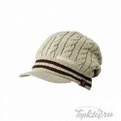 Шапка с козырьком Shimano BREATH HYPER+℃ Knit Cap (with brim) Бежевая reg Size CA-065P