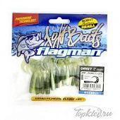 Мягкая приманка Flagman твистер Cheesy 2" pearly mint 12pc macrell