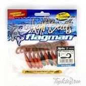 Мягкая приманка Flagman твистер Helix 2" carrot oil 12pc macrell