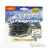 Мягкая приманка Flagman Piton 5" black phantom 6pc macrell