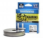 Шнур плетеный Shimano Kairiki 4 PE 150 м серый 0.19 мм 11.6 кг