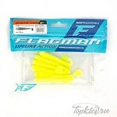 Мягкая приманка Flagman виброхвост Mystic Fish 3" #127 Lime Chartreuse