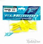 Мягкая приманка Flagman виброхвост TT-Grub 2.5'' #127 Lime Chartreuse