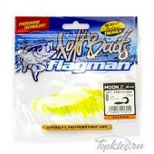 Мягкая приманка Flagman твистер Moon 1" lime chartreuse 20pc salmon