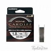 Шнур плетёный PE Shimano PL-T58K 150m Cardiff Monster Limited PE8 GREY #0.8 5,9kg