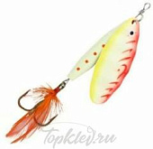 Блесна вращающаяся Abu Garcia ReFlex 12g UV-Glow Yellow/Orange